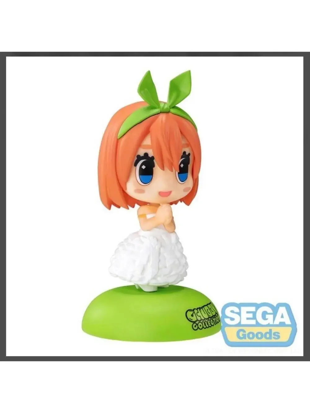 Sega Chubby Collection Figure Yotsuba Nakano White Orange Excellent Anime Movie